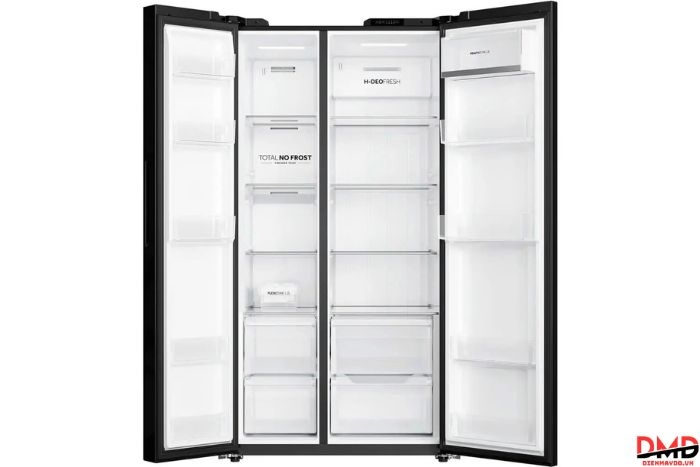Tủ lạnh Aqua Inverter Side By Side 646 lít AQR-S682XA(GB)