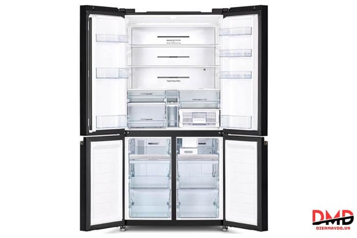 Tủ lạnh Hitachi Inverter 645 lít Multi Door R-WB700VGV4 GBK