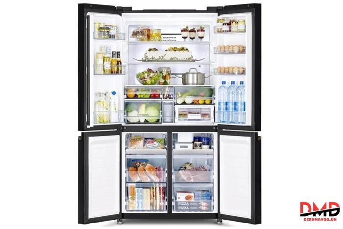 Tủ lạnh Hitachi Inverter 645 lít Multi Door R-WB700VGV4 GBK