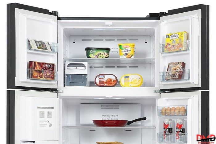 Tủ lạnh Hitachi Inverter Multi Door 540 lít R-FW690PGV7 GBK