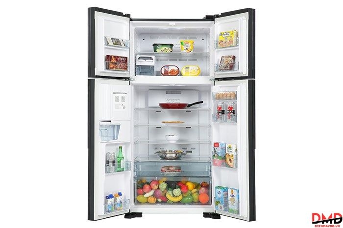 Tủ lạnh Hitachi Inverter Multi Door 540 lít R-FW690PGV7 GBK