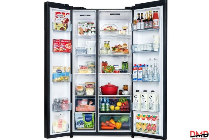 Tủ lạnh Hitachi Inverter Side By Side 656 lít HRSN9713ESUVN