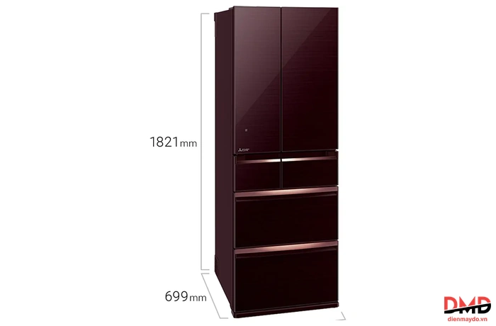 Tủ lạnh Mitsubishi Inverter 506 lít MR-WX52D-BR-V (6 Cửa)
