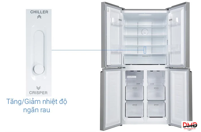 Tủ lạnh Sharp Inverter Multi Door 362 lít SJ-FX420V-SL