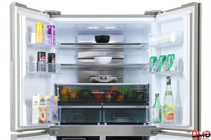 Tủ lạnh Sharp Inverter Multi Door 525 lít SJ-FX610V-SL