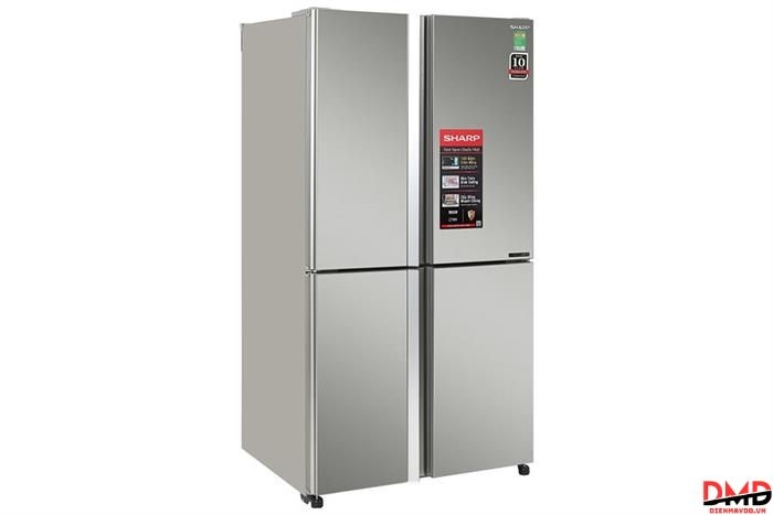 Tủ lạnh Sharp Inverter Multi Door 525 lít SJ-FX610V-SL