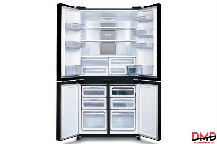 Tủ lạnh Sharp Inverter Multi Door 611 lít SJ-FXPI700VG-BK