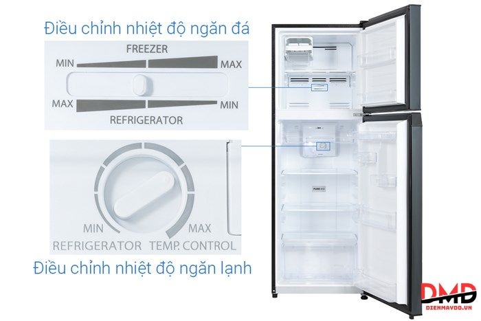 Tủ lạnh Toshiba Inverter 233 lít GR-RT303WE-PMV(52)