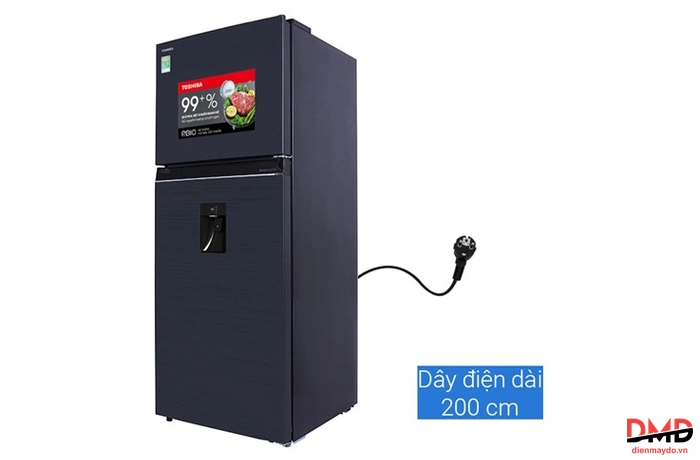 Tủ lạnh Toshiba Inverter 407 lít GR-RT535WE-PMV(06)-MG