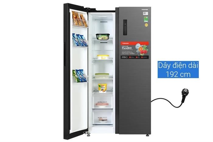 Tủ lạnh Toshiba Inverter 555 lít GR-RS696WI-PMV(60)-AG