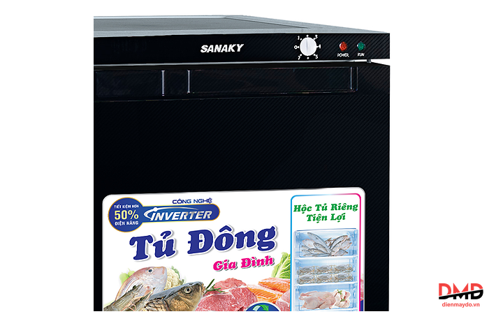 Tủ đông đứng Sanaky Inverter 150 lít VH-180VD3