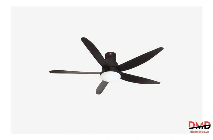 Quạt trần KDK 5 cánh U60FWS(BK) 59W