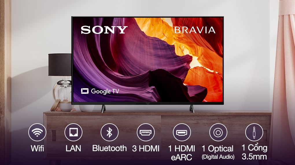 Google Tivi Sony 4K 55 inch KD-55X81DK