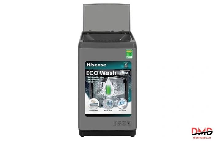 Máy giặt Hisense 8 kg WTZQ8012UT