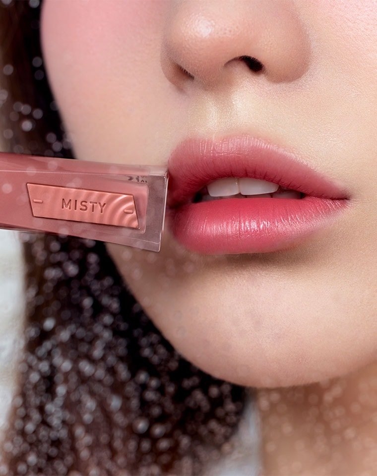 Son Tint Bóng 3CE Misty Lip Bare – Bảng Màu & Review Chi Tiết