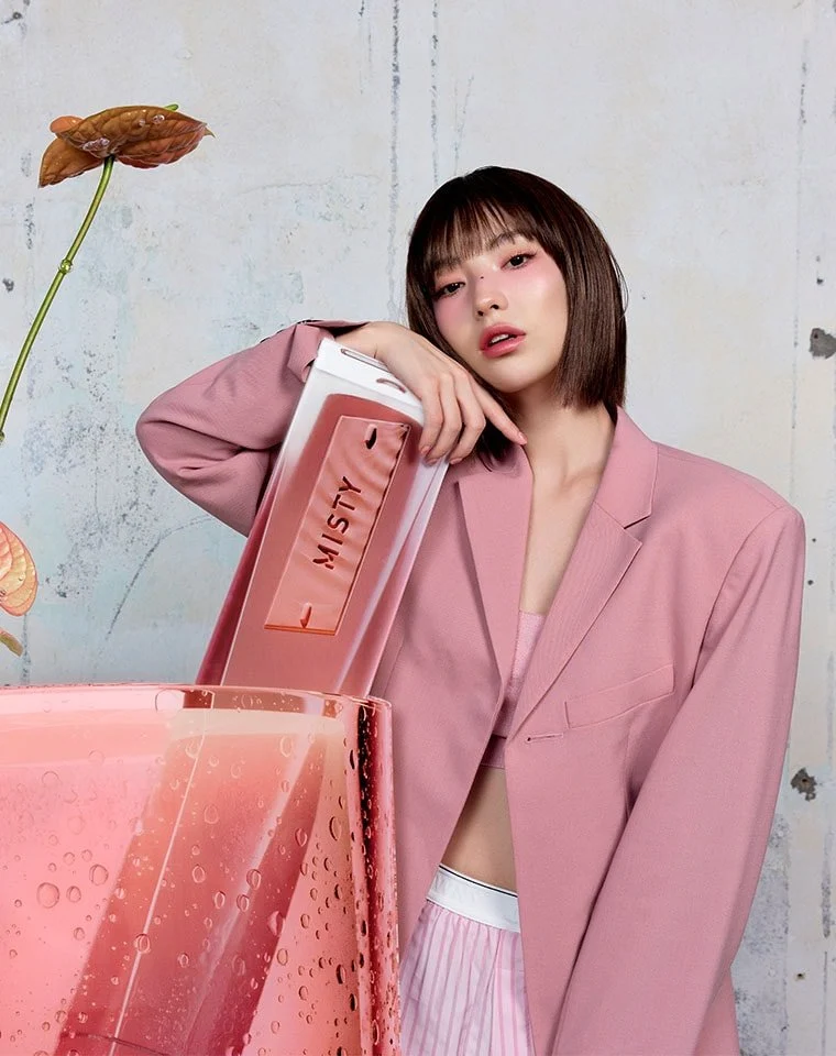 Son Tint Bóng 3CE Misty Lip Bare – Bảng Màu & Review Chi Tiết