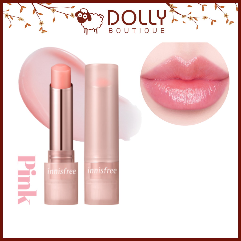 Son Môi Có Màu Innisfree Dewy Tint Lip Balm 3.2 g 1 Baby Pink