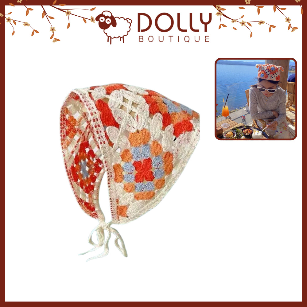 Khăn Băng Đô Tam Giác, Turban Trùm Đầu - Đủ Mẫu - 50cm