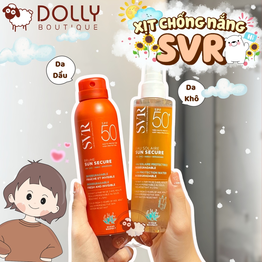 Xịt Chống Nắng SVR Eau Solaire Sun Secure Sun Protect Water SPF50+ (200ml)