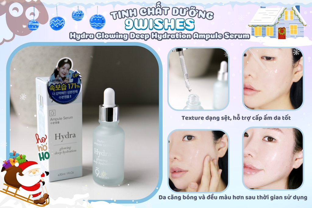 Tinh Chất Cấp Nước 9Wishes Hydrat Ampule Serum 25ml