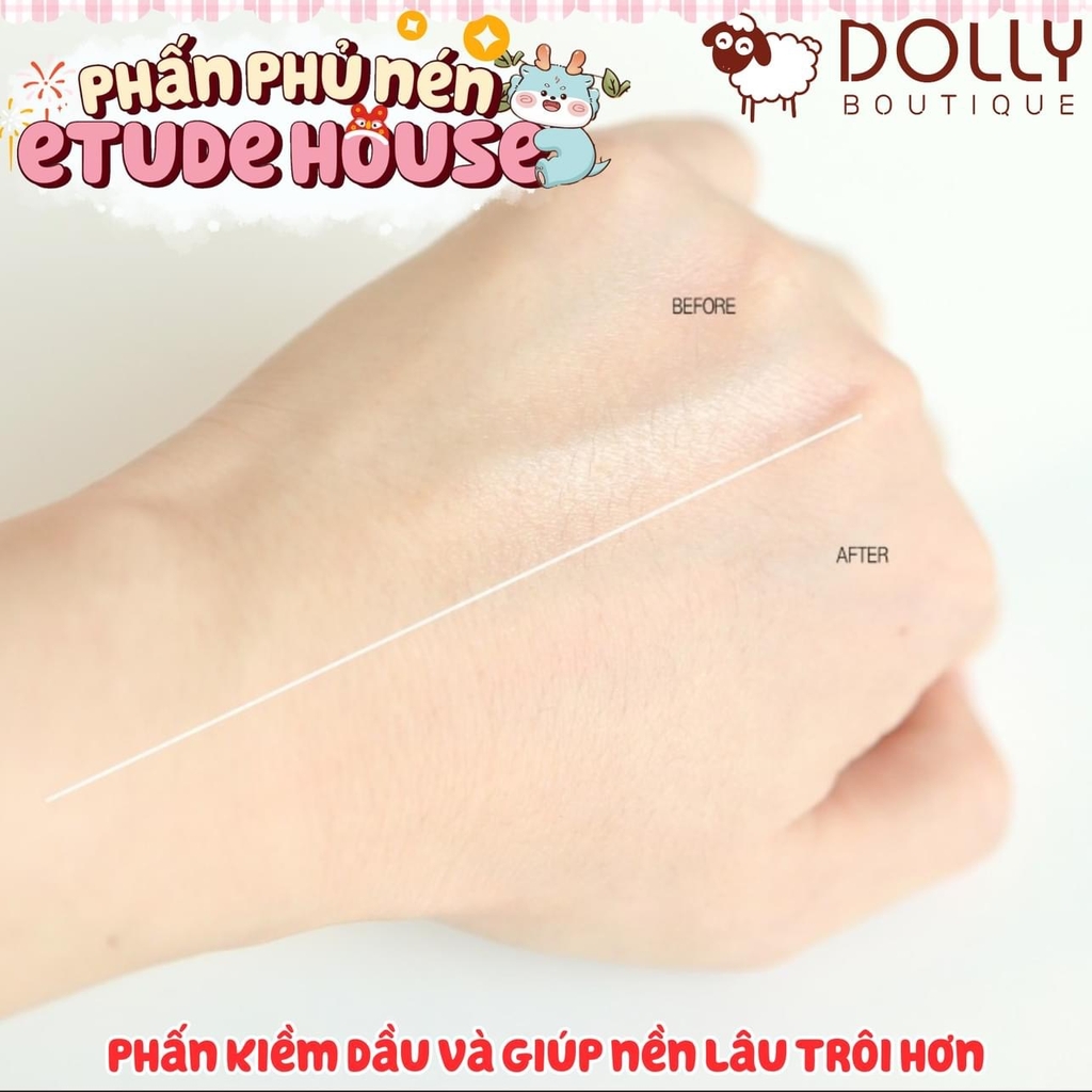 Phấn Phủ Etude House Secret Beam Powder Pact #N02 Light Pearl Beige (Tone Sáng)