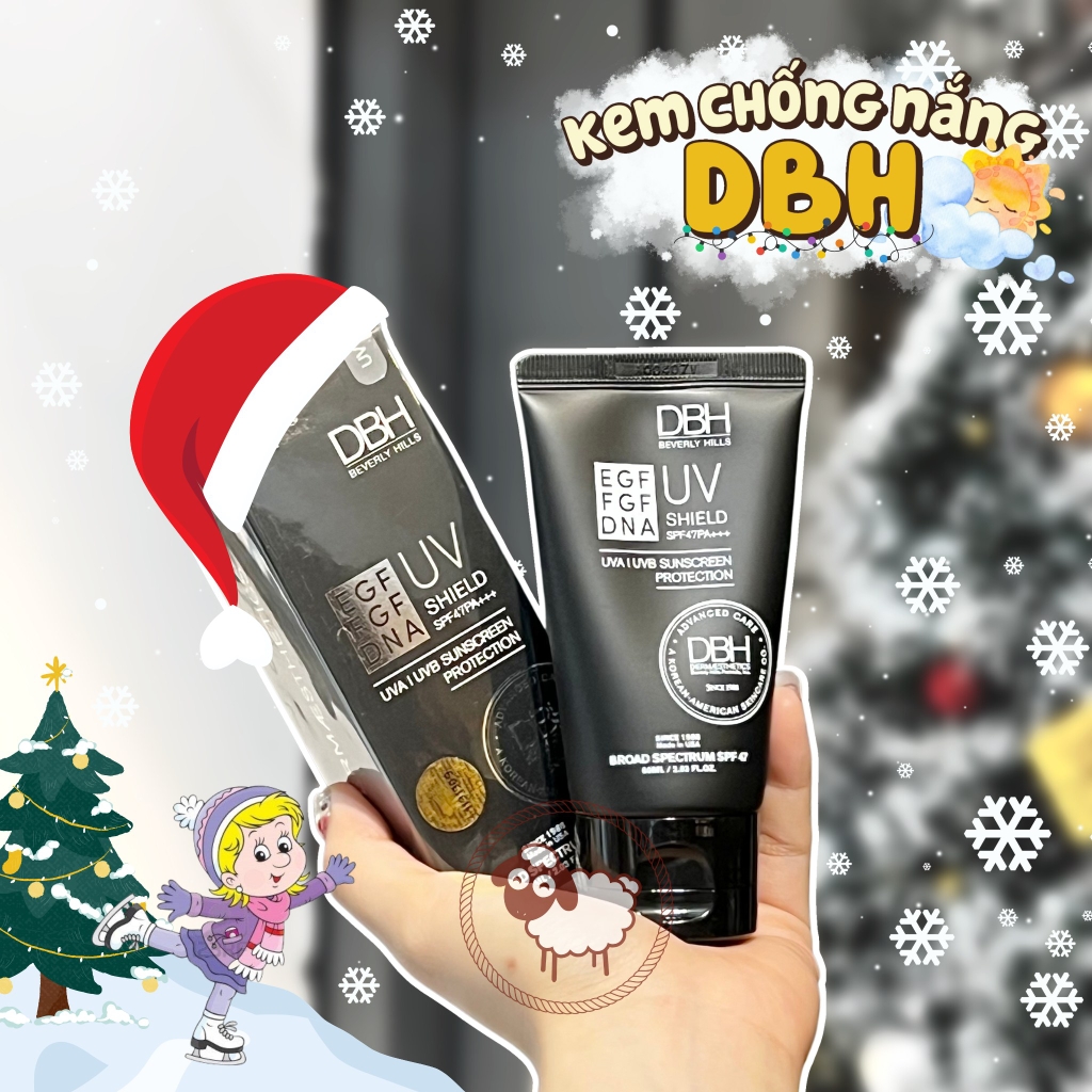 Kem chống nắng DBH EGF UV SHIELD SPF47+ PA +++ 60ml