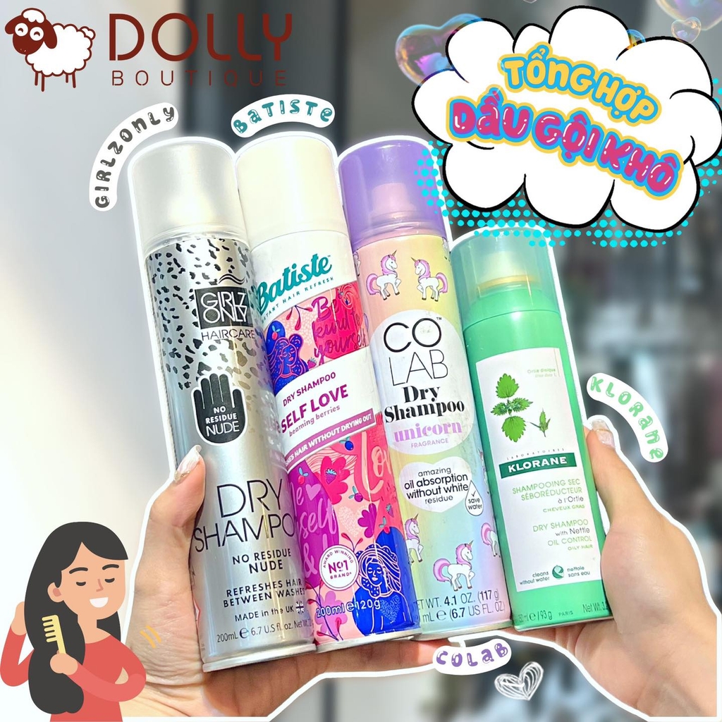 Gội Khô Klorane Dry Shampoo With Nettle Oil Control - Oily Hair 150ml