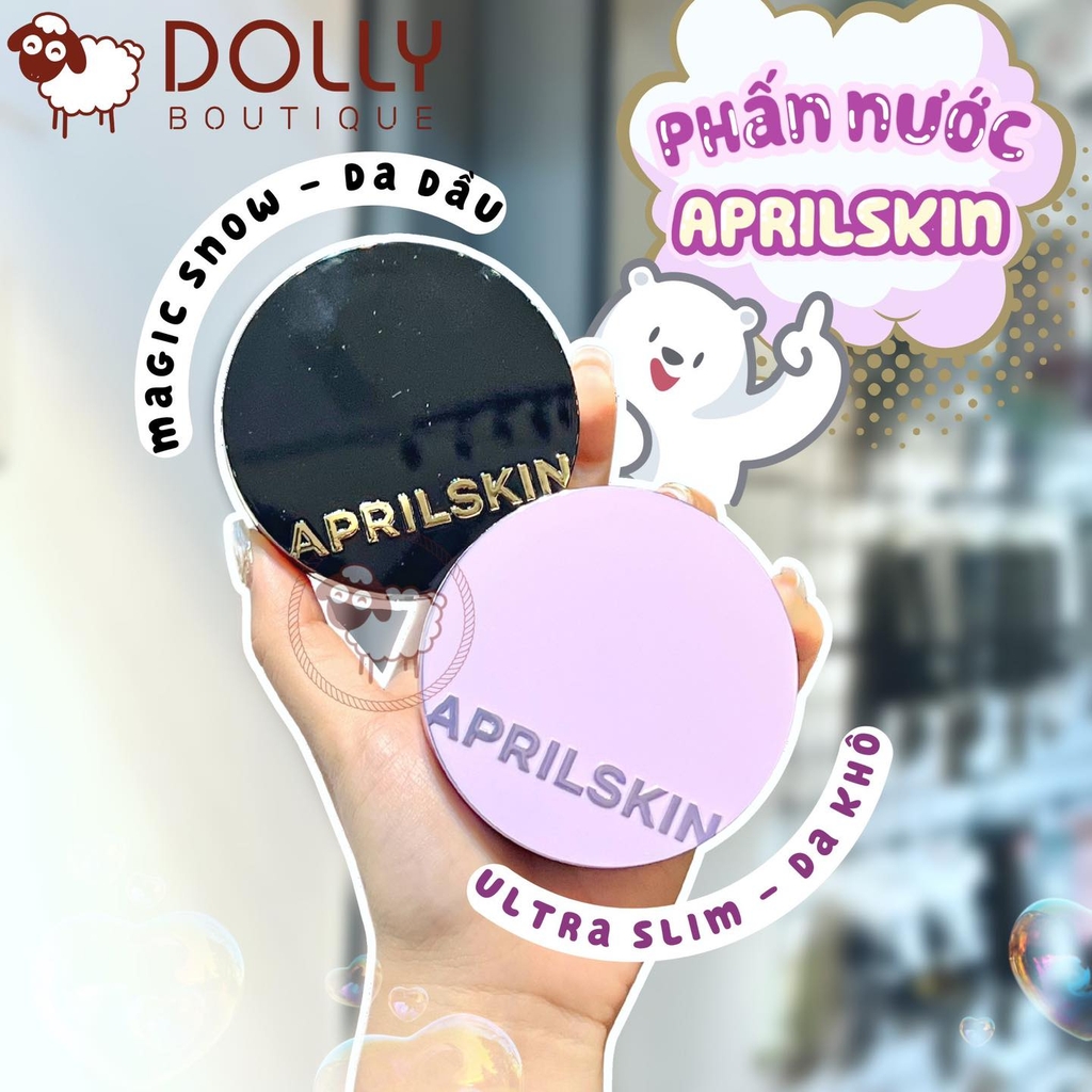 Phấn Nước Aprilskin Black Magic Snow Cushion #23 - Da Trung Bình