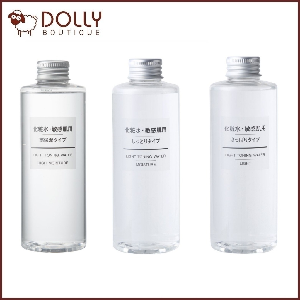 Nước hoa hồng Muji Light Toning Water High Moisture / Moisture / Light 200ml