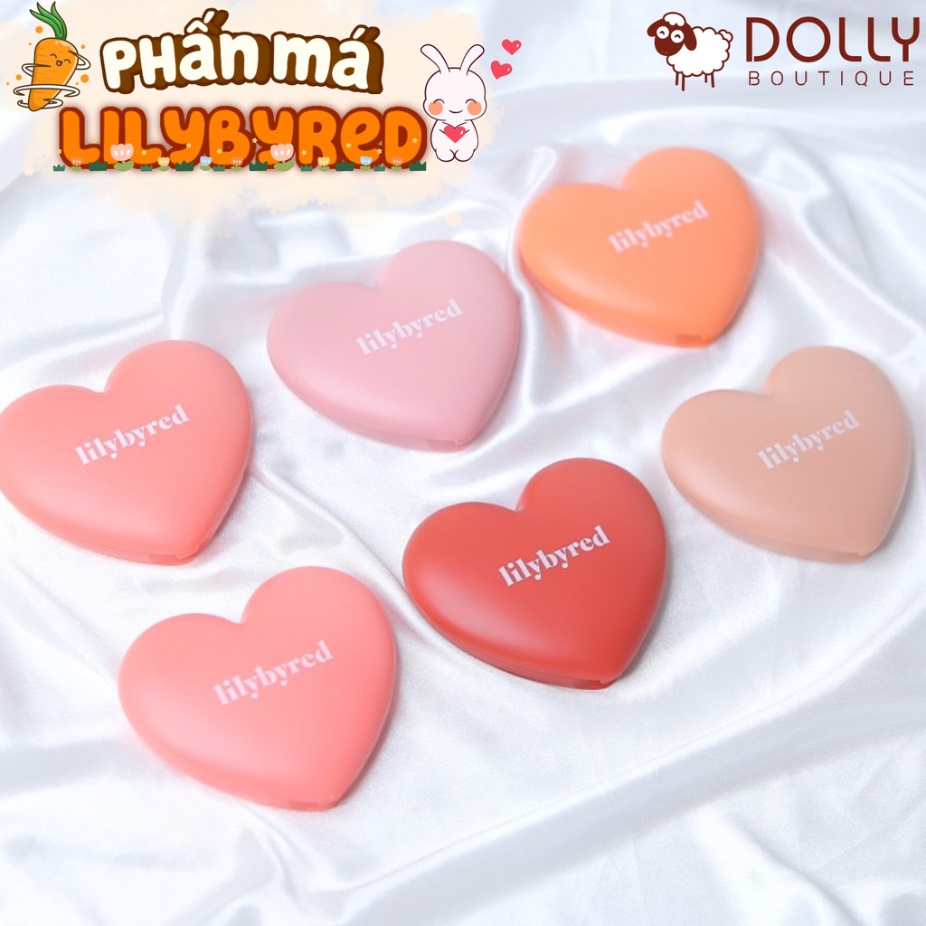 Phấn Má Hồng Lilybyred New Luv Beam Cheek #03 Flush Orange (Tông Cam) - 4.7g