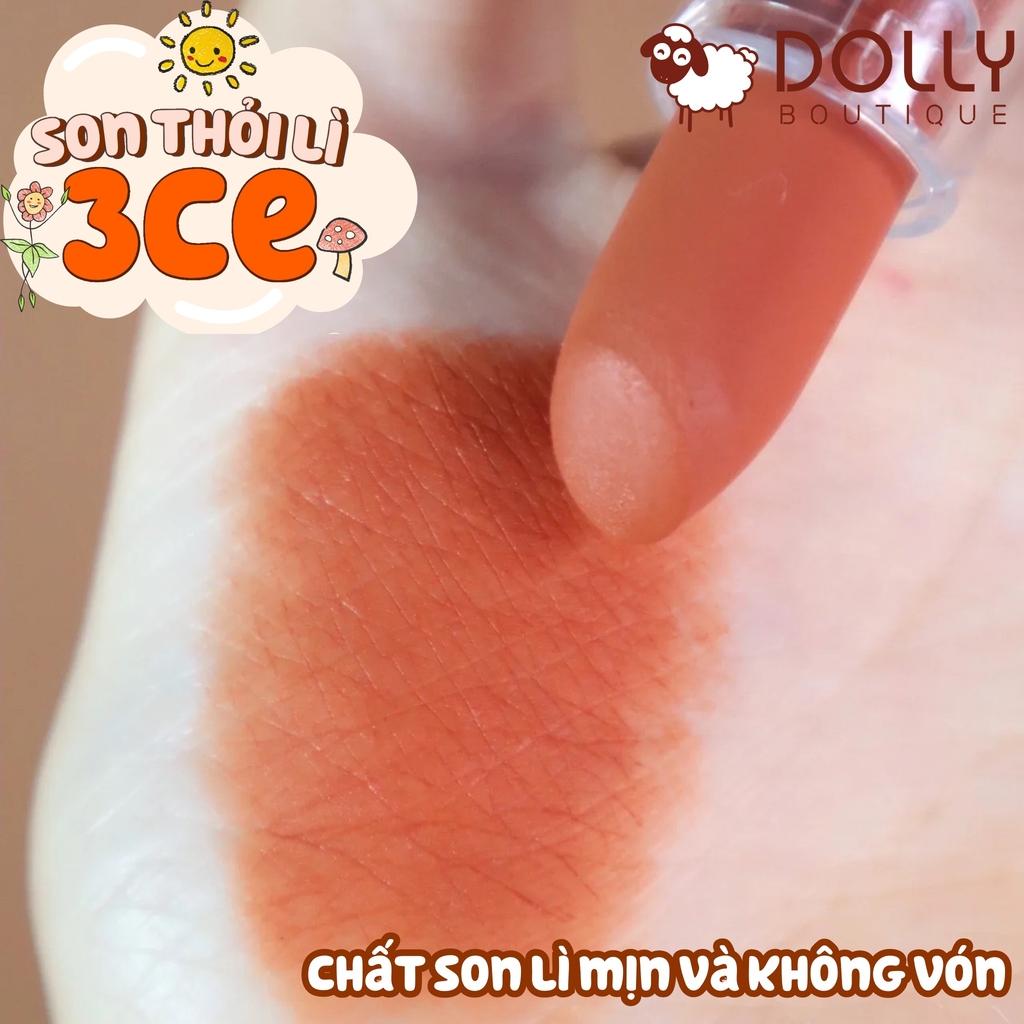 Son Thỏi 3CE Soft Matte Lipstick #Murmuring (Màu Hồng Nude) - 3.5g