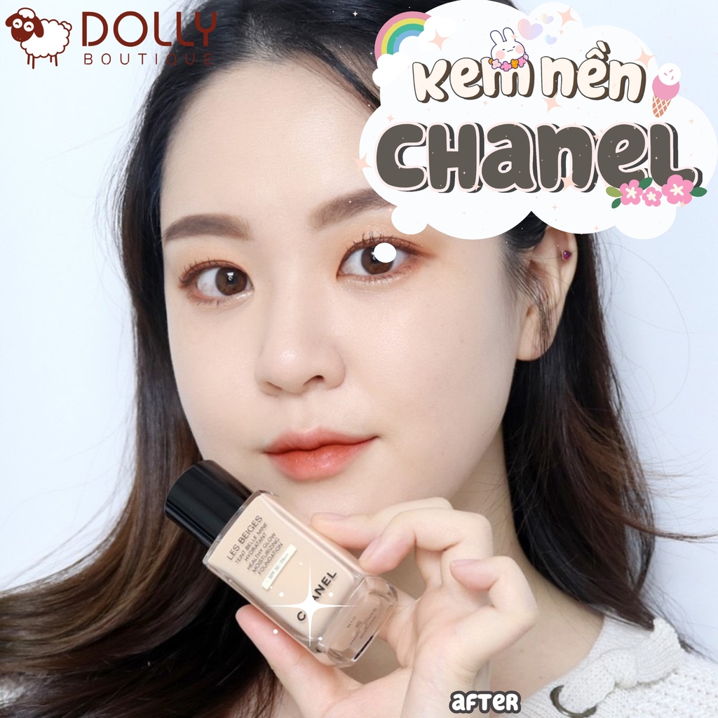 Kem Nền Chanel Les Beiges Teint Belle Mine Naturelle Healthy Glow Hydration And Longwear Foundation B10 30ml