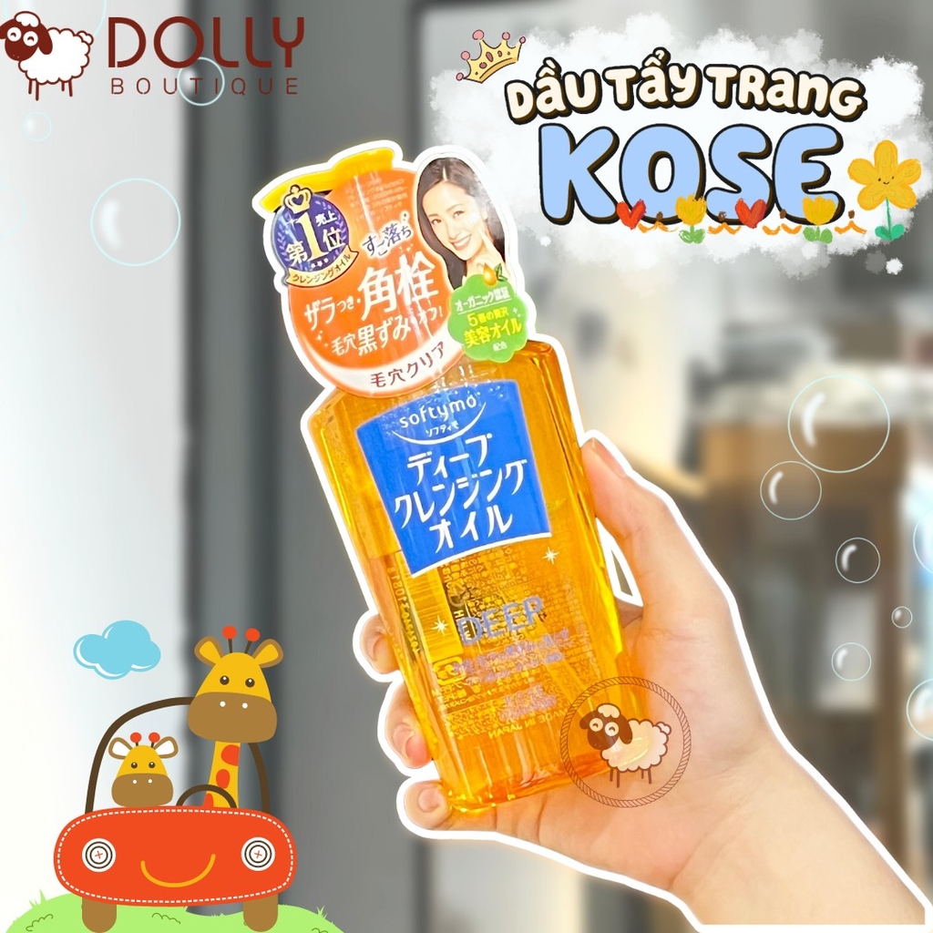 Dầu Tẩy Trang Kose Softymo Deep Cleansing Oil 230ml