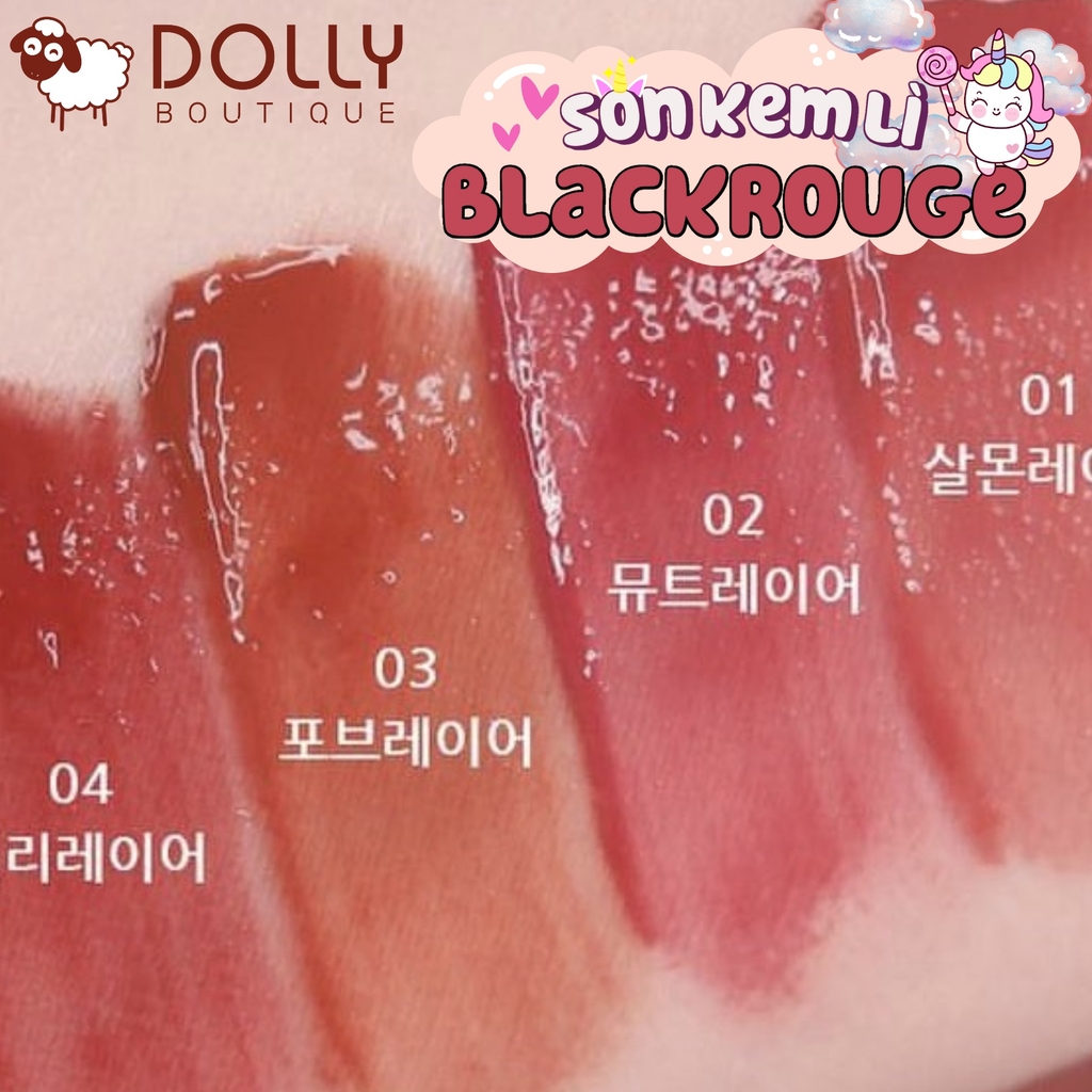 Son Kem Black Rouge Double Layer Over Velvet #DL02 -  Mute Layer (Màu Hồng Lạnh)
