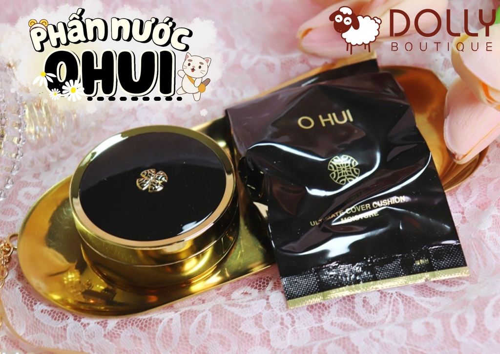 Phấn Nước OHUI Ultimate Cover The Couture Cushion SPF30 PA++ - 13gx2 (Tặng Kèm Lõi) #01 Pink Beige