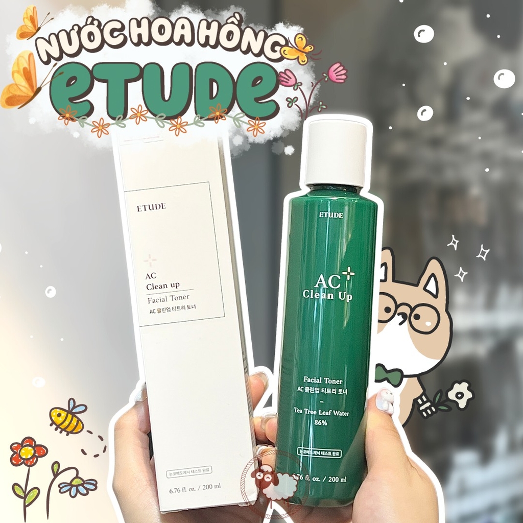 Nước Hoa Hồng Etude House AC Cleanup Tea Tree Toner - 200ml