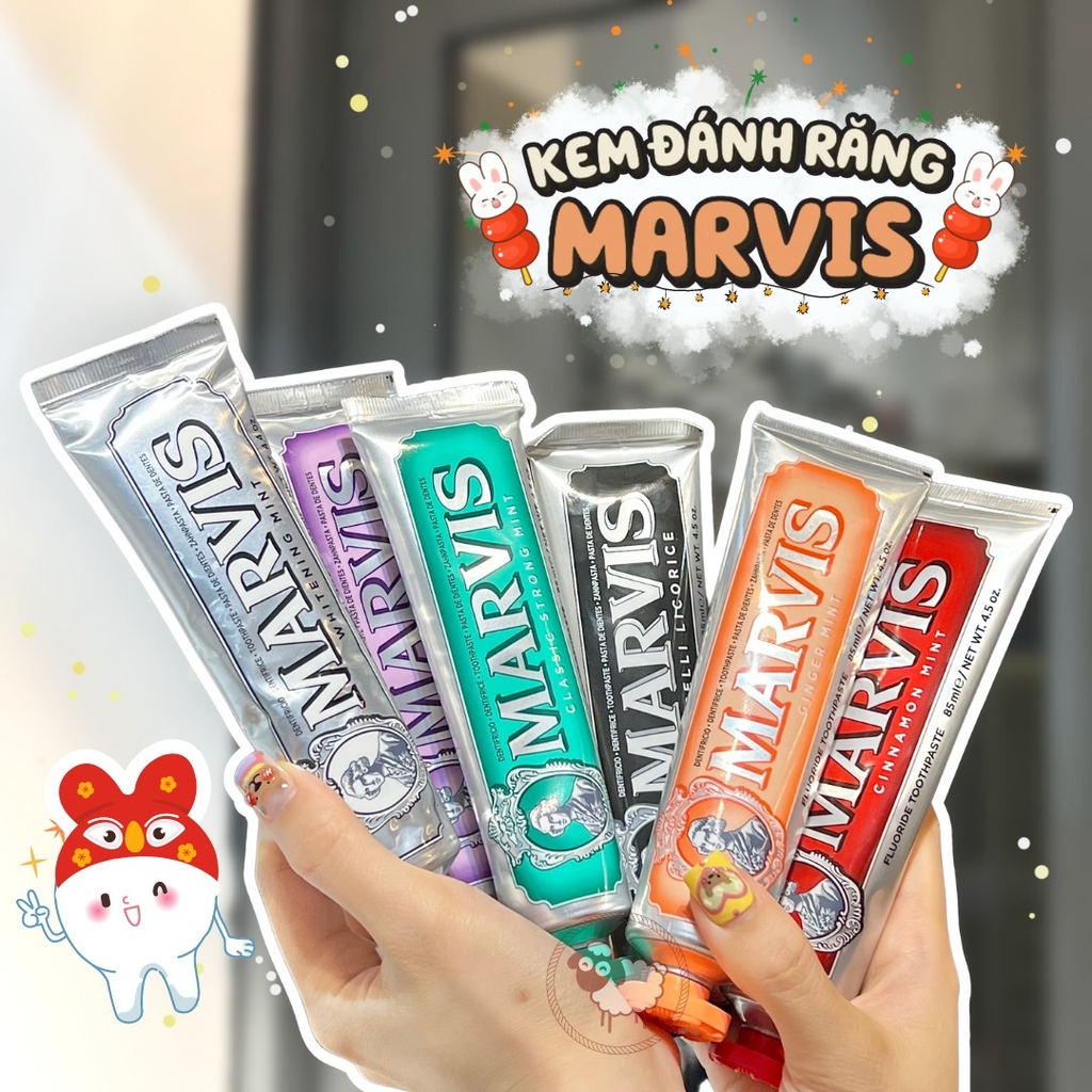 Kem Đánh Răng Marvis Amarelli Licorice Mint Toothpaste - 85ml