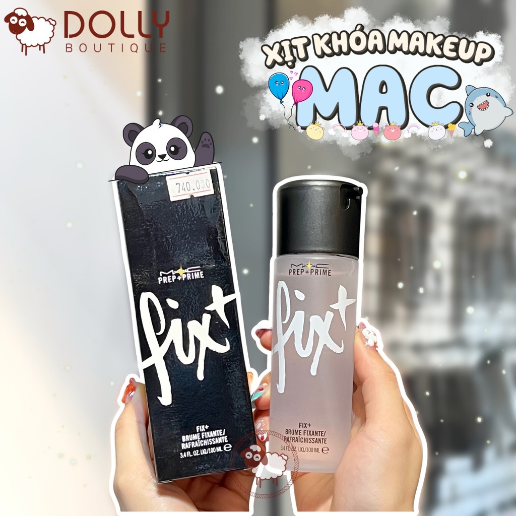 Xịt Khóa Nền Cố Định Lớp Trang Điểm MAC Prep + Prime Fix + Brume Fixante Không Mùi 100ml