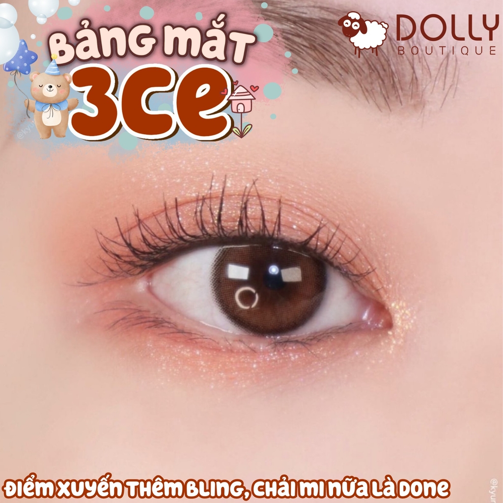 Bảng Phấn Mắt 3CE Multi Eye Color Clear Layer Edition Palette #Shot Again - 8,2gr