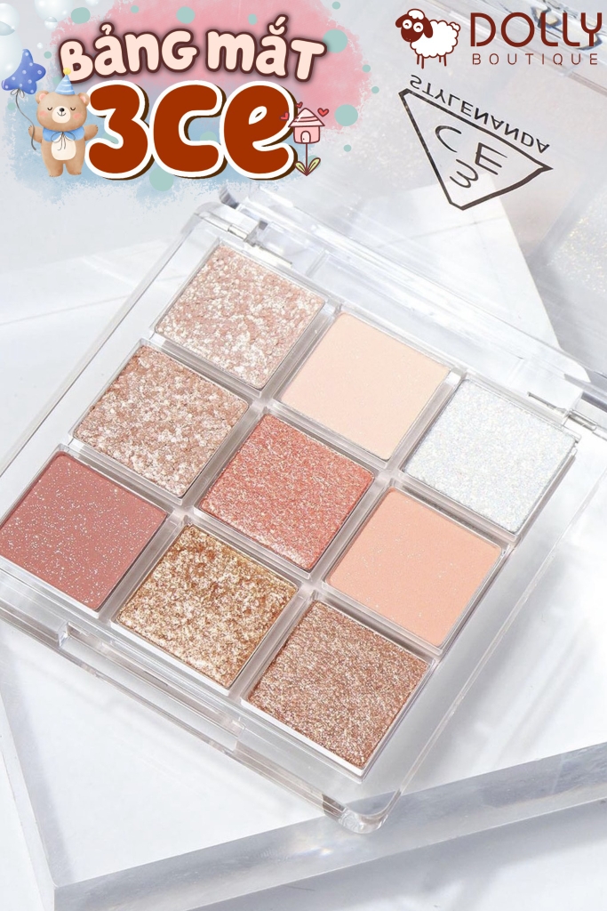 Bảng Phấn Mắt 3CE Multi Eye Color Palette - Shot Again