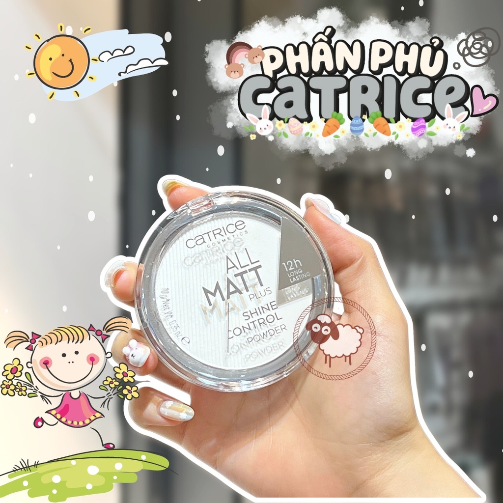 Phấn Phủ Catrice All Matt Plus Shine Control #001 (Không màu) - 5g