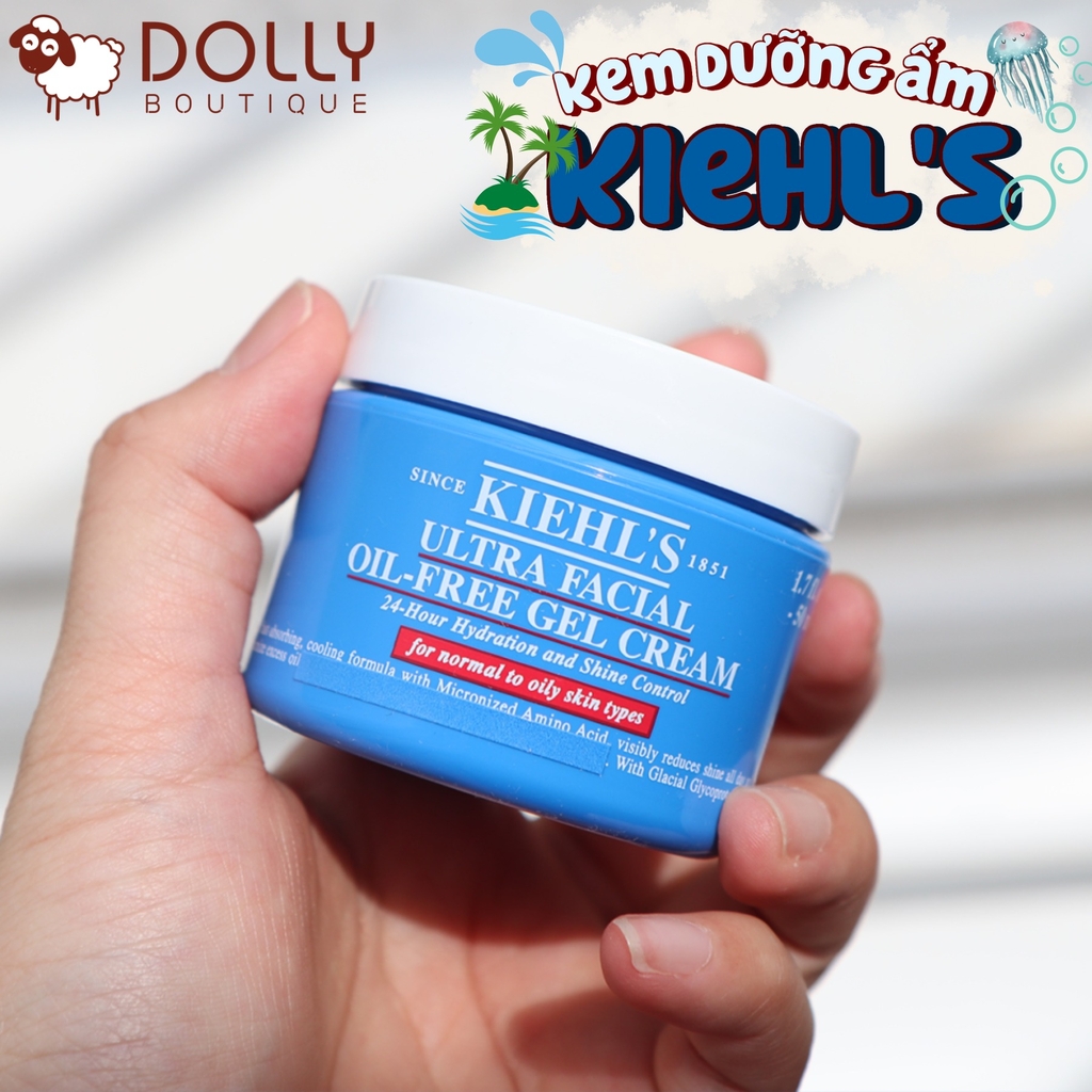Kem Dưỡng Cấp Ẩm Không Bóng Nhờn Kiehl's  Ultra Facial Oil-Free Gel Cream 50 ml