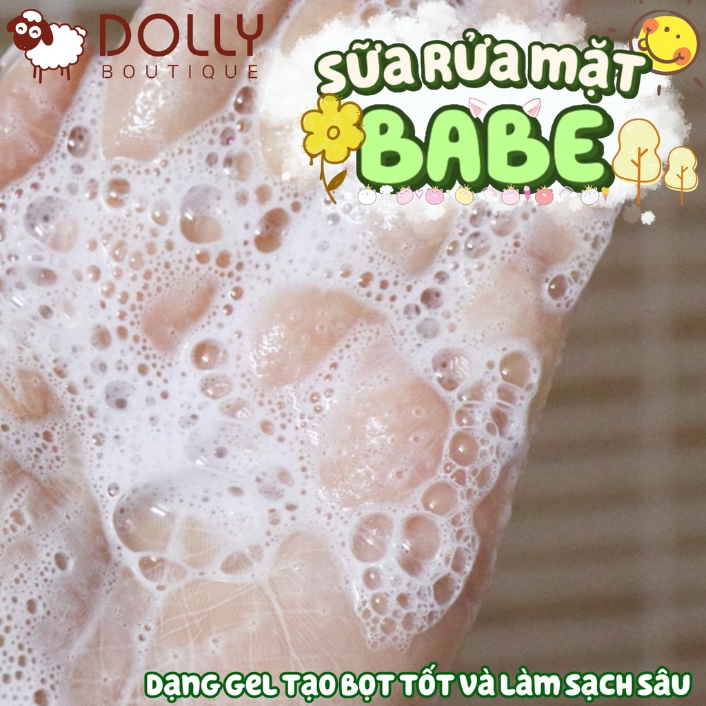 Sữa Rửa Mặt Làm Sạch Dịu Nhẹ Cho Da Dầu Mụn Babe Stop AKN Purifying Cleansing Gel - 200ml