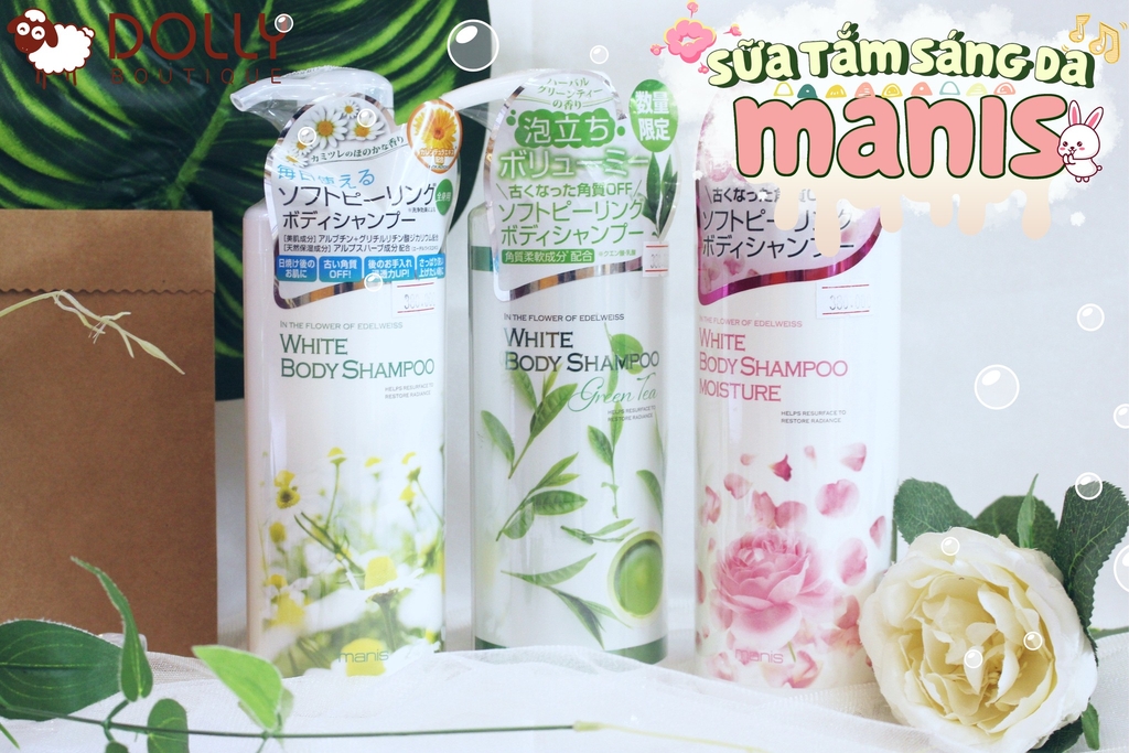 Sữa tắm trắng Manis White Body Shampoo 450ml