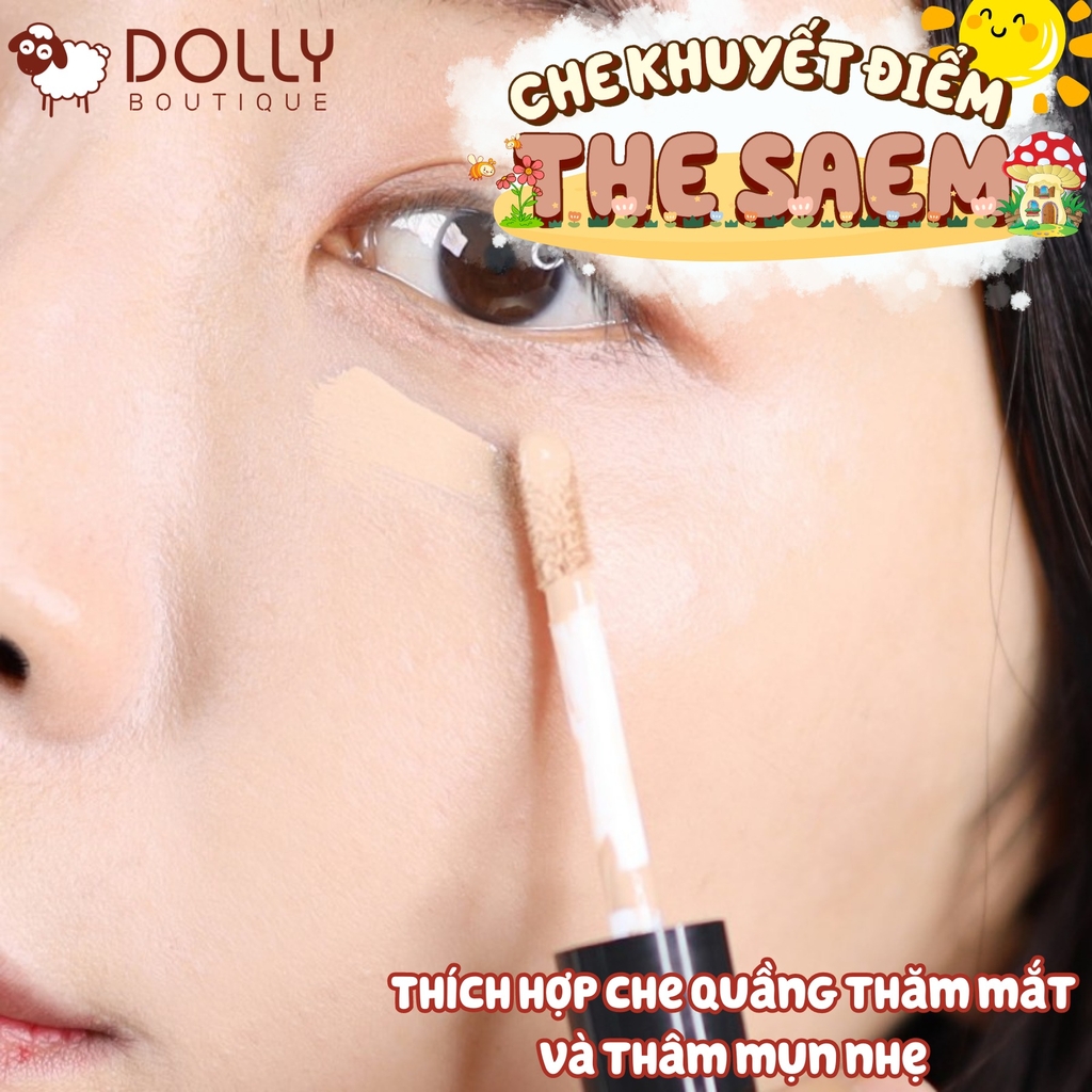 Kem Che Khuyết Điểm The Saem Cover Perfection Tip Concealer #02 Rich Beige - 6.5g