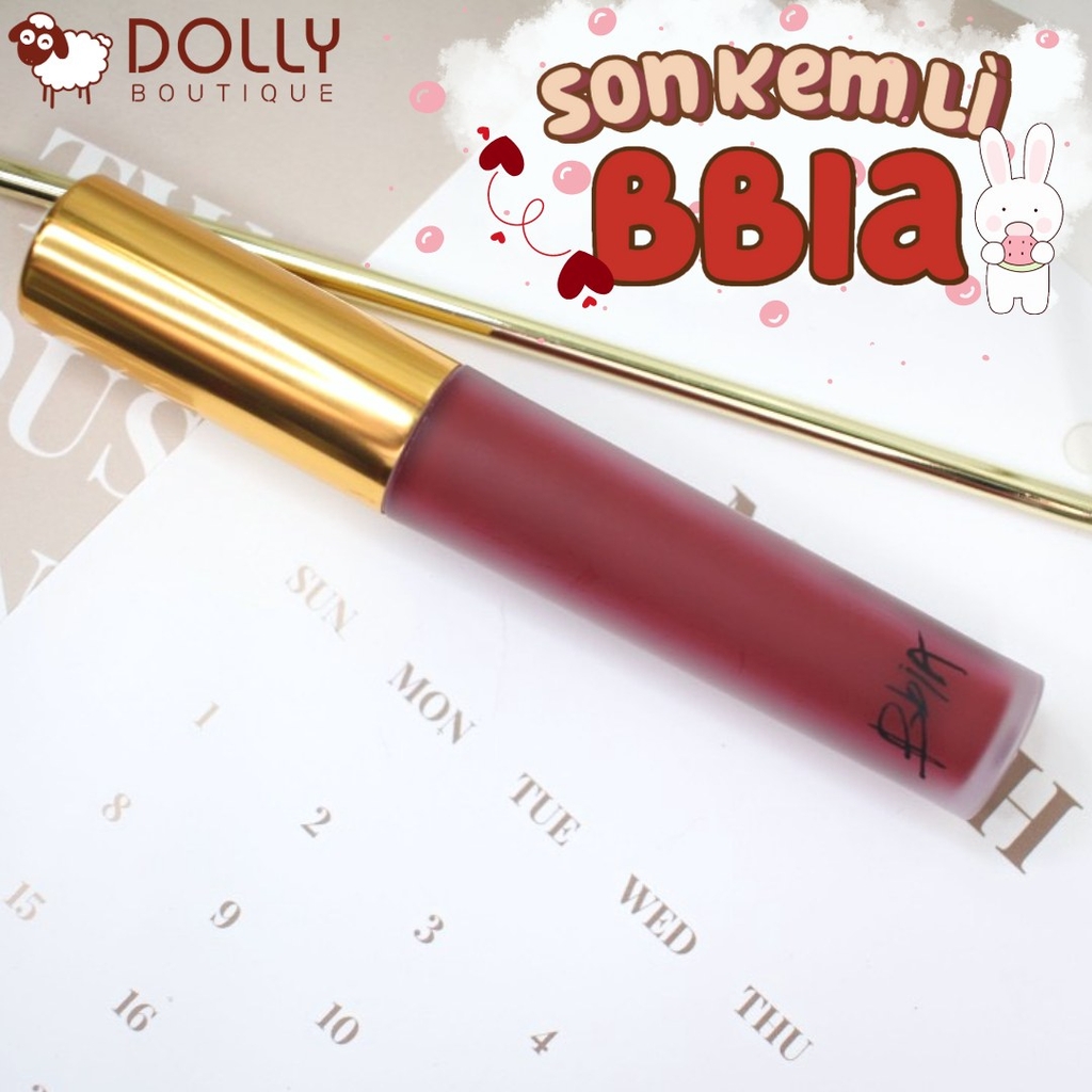 Son Kem Lì Bbia Last Velvet Lip Tint #15 Edge Boss ( Màu Đỏ Lạnh ) - 5g