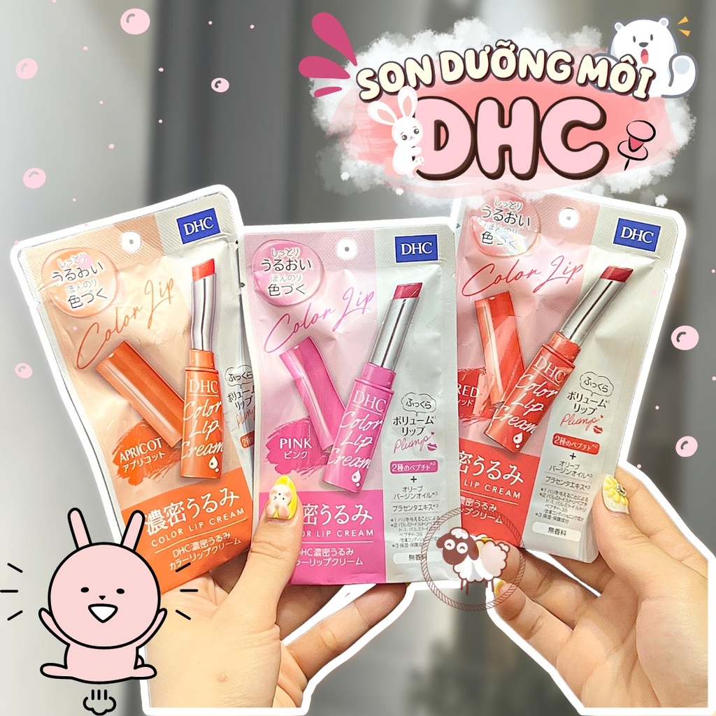 Son Dưỡng Có Màu DHC Color Lip Cream #Pink  ( Màu Hồng )