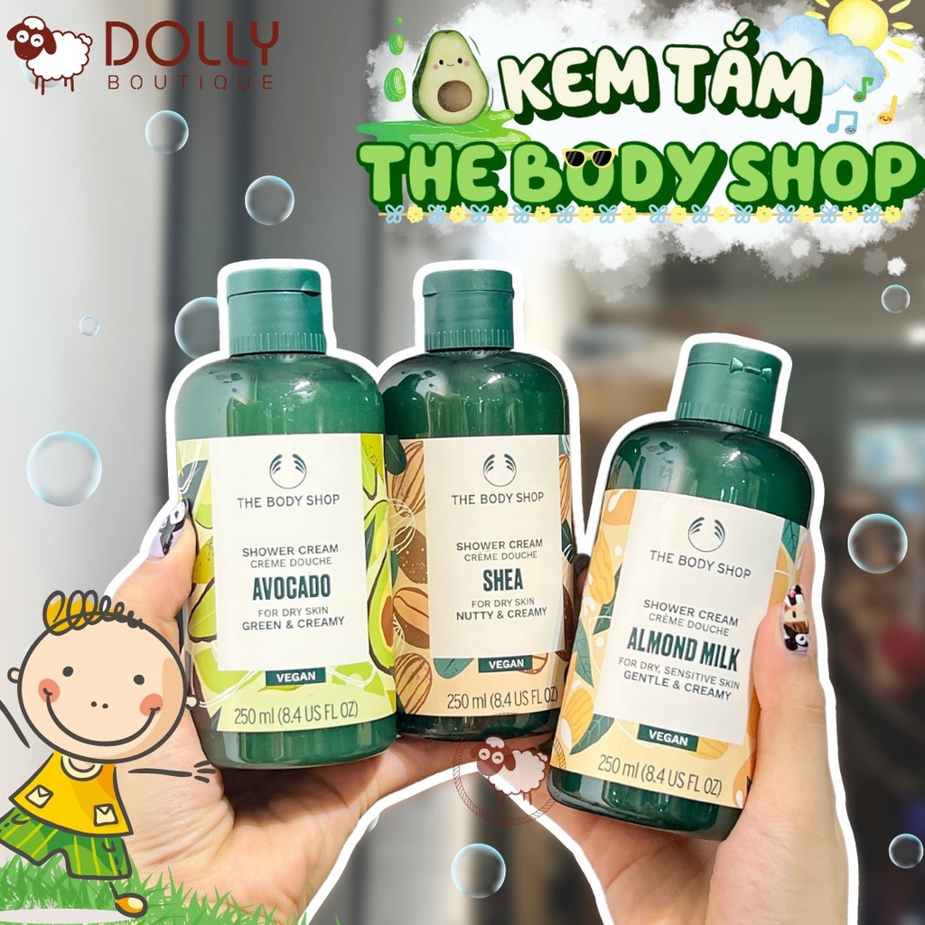 Kem Tắm Bơ The Body Shop Avocado Shower Cream - 250ml