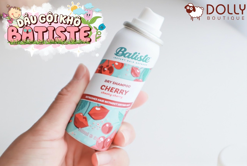 Dầu Gội Khô Batiste Dry Shampoo Cherry - 50ml