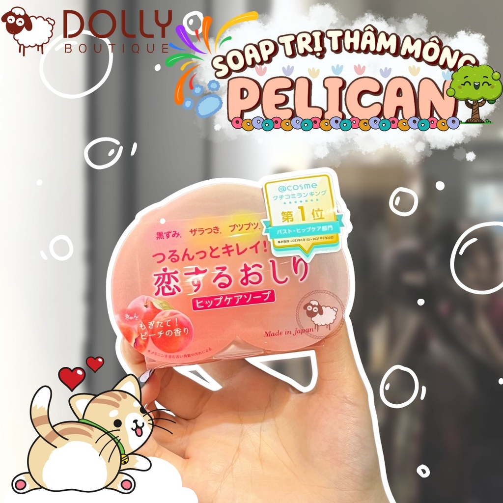 Xà phòng cải thiện thâm mông Pelican Nhật Bản 80g